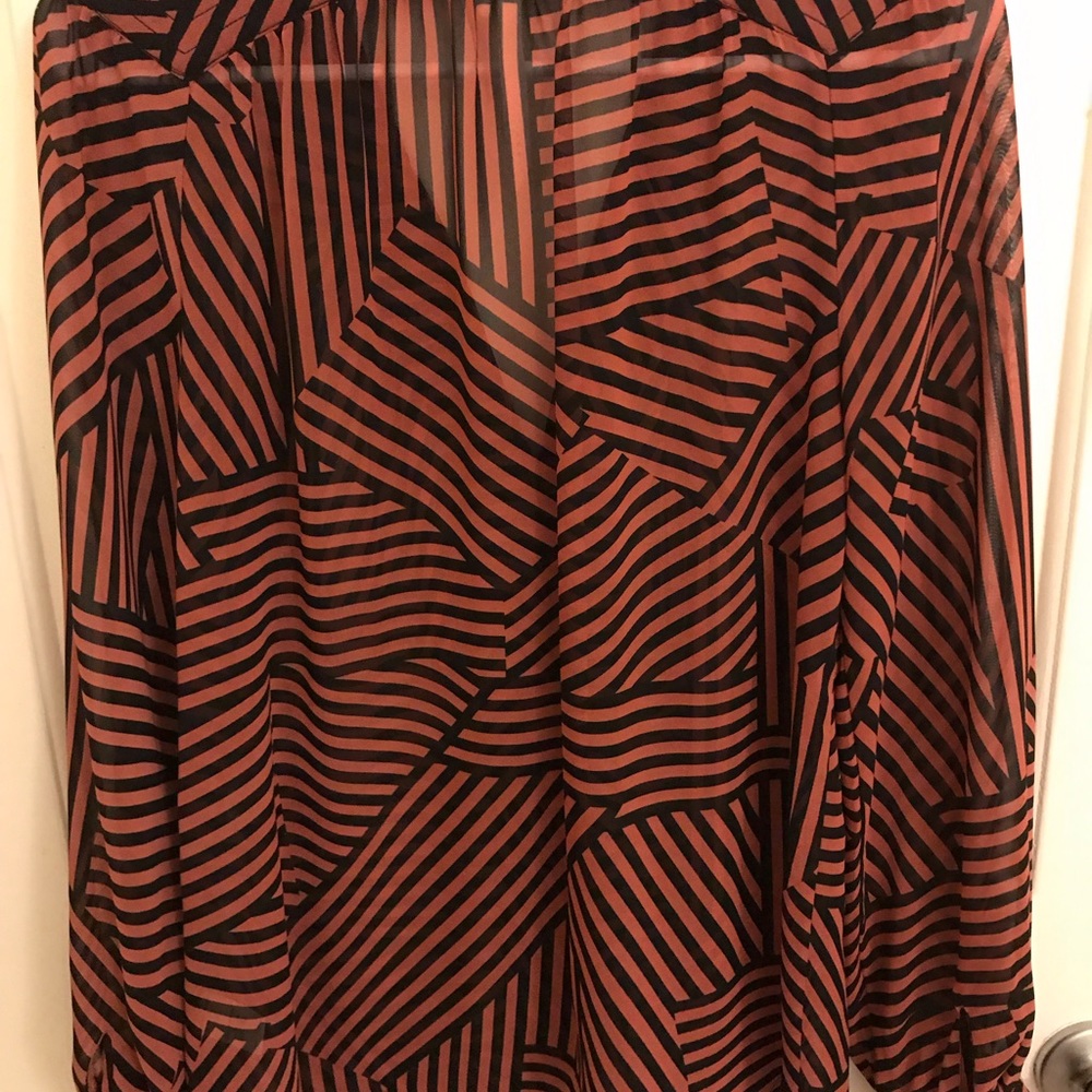 Bellatrix black and red blouse